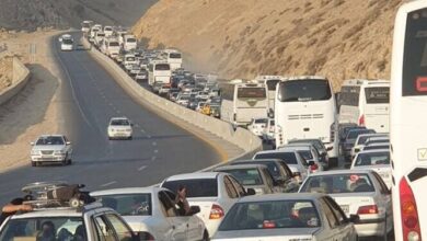 ترافیک سنگین در برخی محورهای شمالی کشور/ هراز، چالوس و آزادراه تهران – شمال همچنان یکطرفه