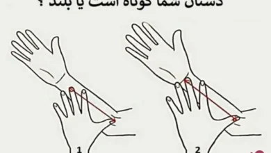 بگو دستت بلند یا کوتاه تا خصوصیات اخلاقیتو بگم | تست شخصیت شناسی
